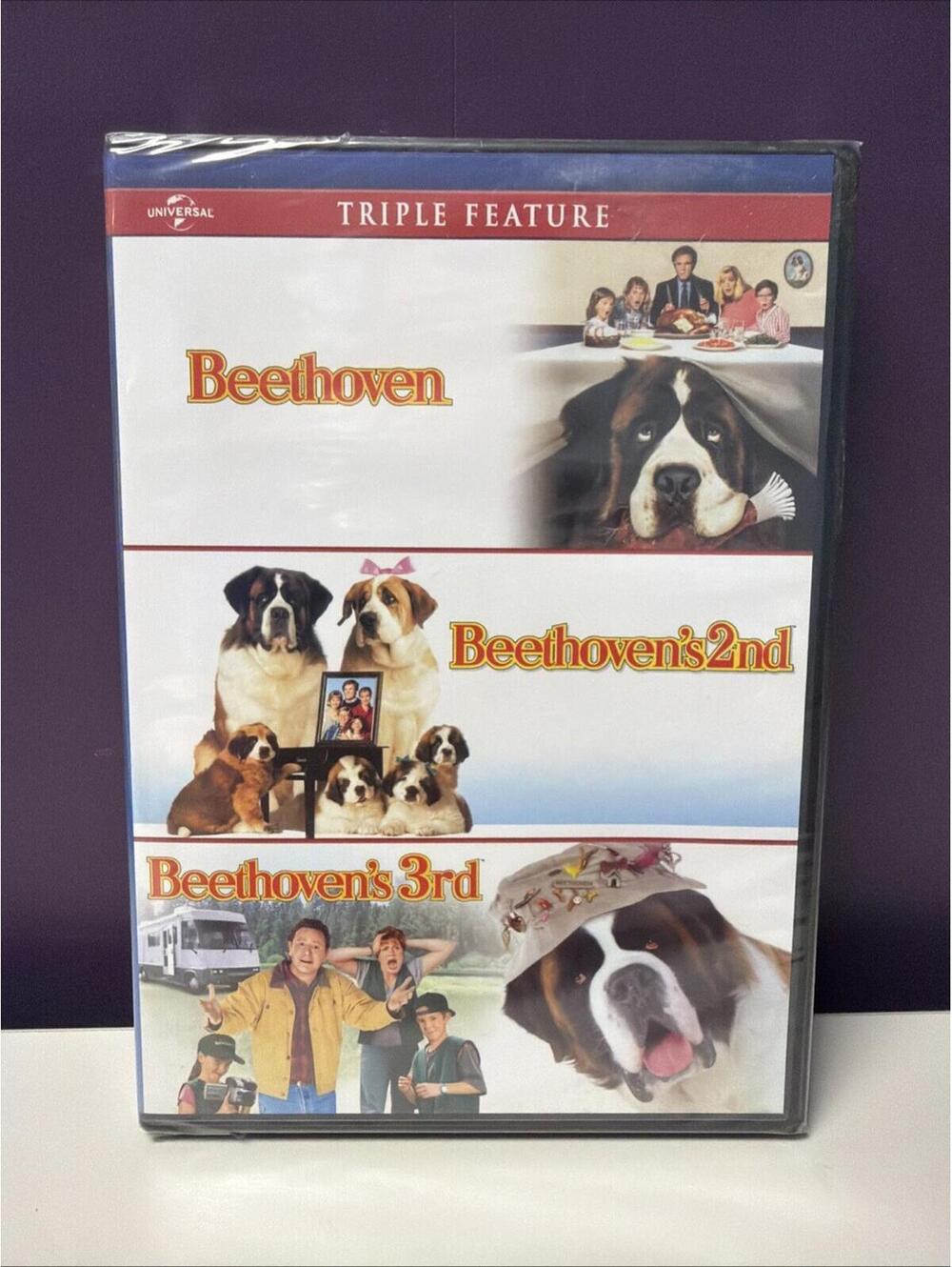Beethoven/Beethoven's 2nd/Beethoven's 3rd (DVD, 2012, 2-Disc Set) Brand New